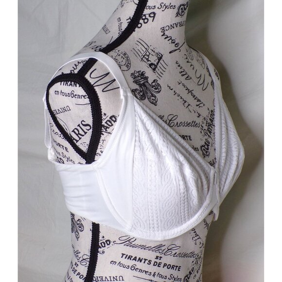 🆕CHANTELLE Daily Support Full Non-Padded Underwire Bra 34DD White #915MU - Picture 9 of 11